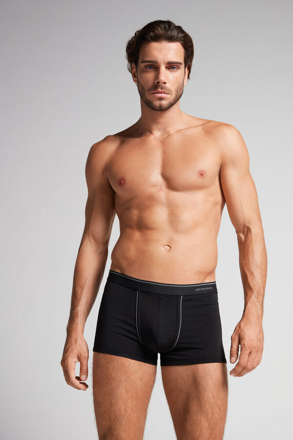 Supima® Cotton Boxers with Exposed Waistband