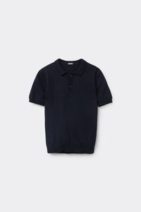 Polo Bambino Manica Corta in Maglia di Cotone