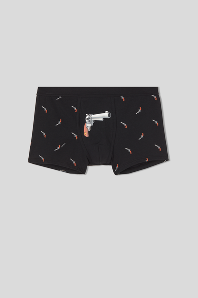 Stretch Supima® Cotton Boxers with Pistol Print