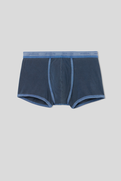 Stückgefärbte Boxershorts aus elastischer Supima® Baumwolle