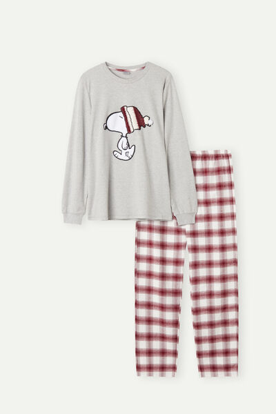 Pijama Snoopy em Interlock de Algodão
