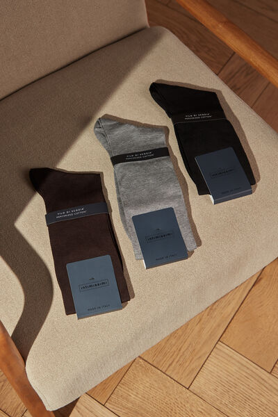 Tall Sateen Egyptian Cotton Socks