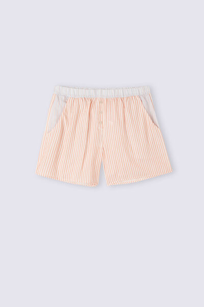 Neverending Summer Cotton Canvas Shorts