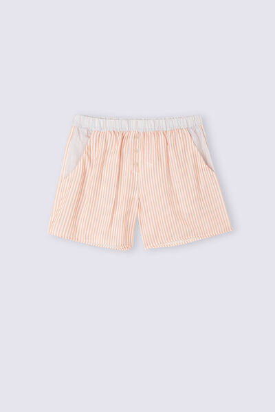 Pantaloni Scurți din Pânză de Bumbac Neverending Summer