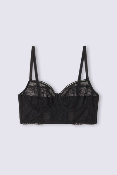 Lace Never Gets Old Balconette Bustier Bra