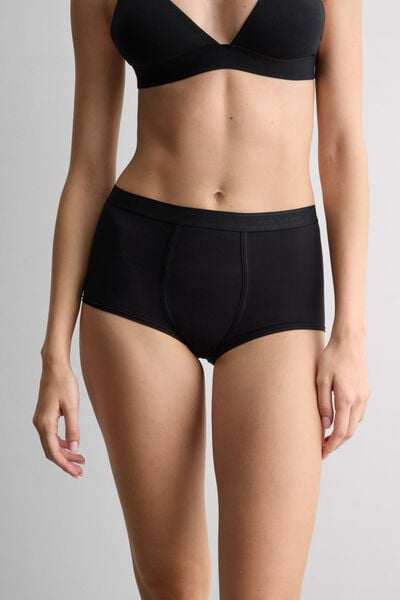 Boxershorts f&uuml;r Damen aus Natur-Baumwolle