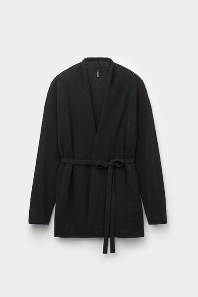 Cardigan cu Cordon 100% Cașmir