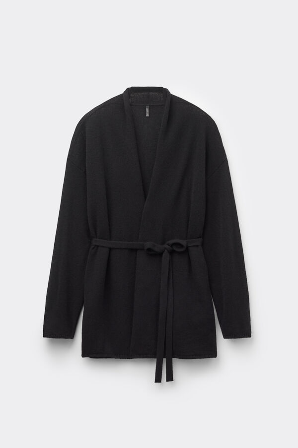 Cardigan cu Cordon 100% Cașmir