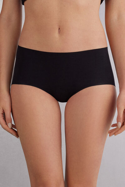 Laser-Cut Cotton French Knickers