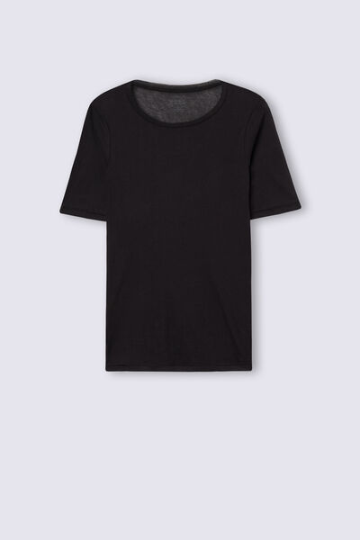 Short-Sleeved Invisible Cotton Top