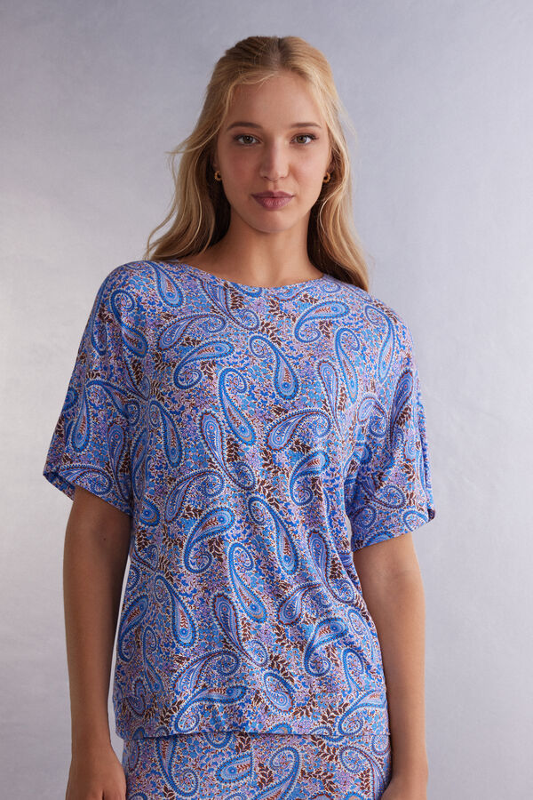 T-shirt manches courtes en viscose SWEET ESCAPE