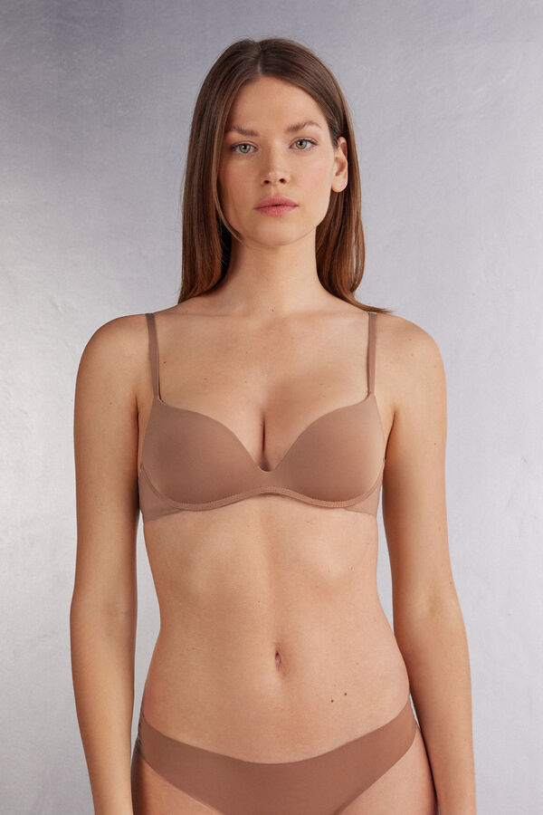 The Silky Touch Mikrofiber Gioia Süper Push-Up Sütyen