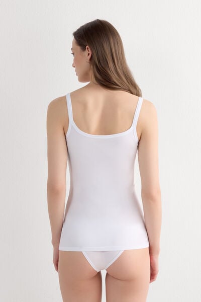 Natural Cotton Strappy Top