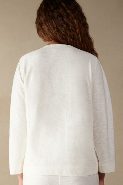 Soft Dreams Long-Sleeved Button-Up Top