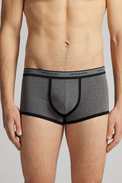 Stretch Supima® Cotton Boxer Shorts with Logo Detail