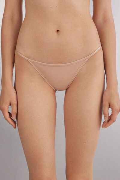 String-Tanga mit schmalen Seiten aus Mikrofaser Ultralight
