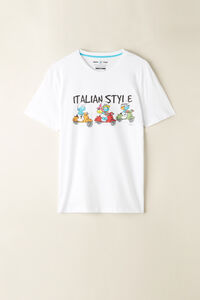 T-Shirt Smurfen Italian Style van Katoen