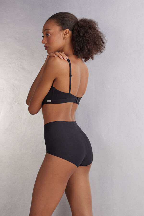 Light Shaping High-Waisted Cotton Briefs