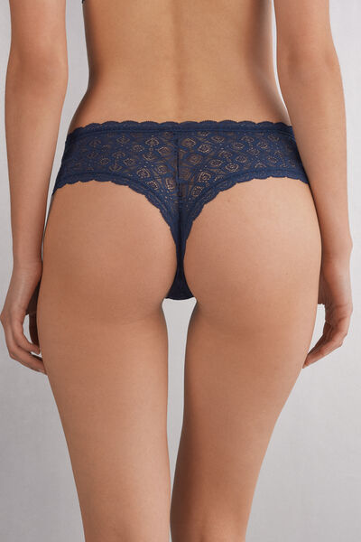 Panty im Brasil-Stil aus Spitze