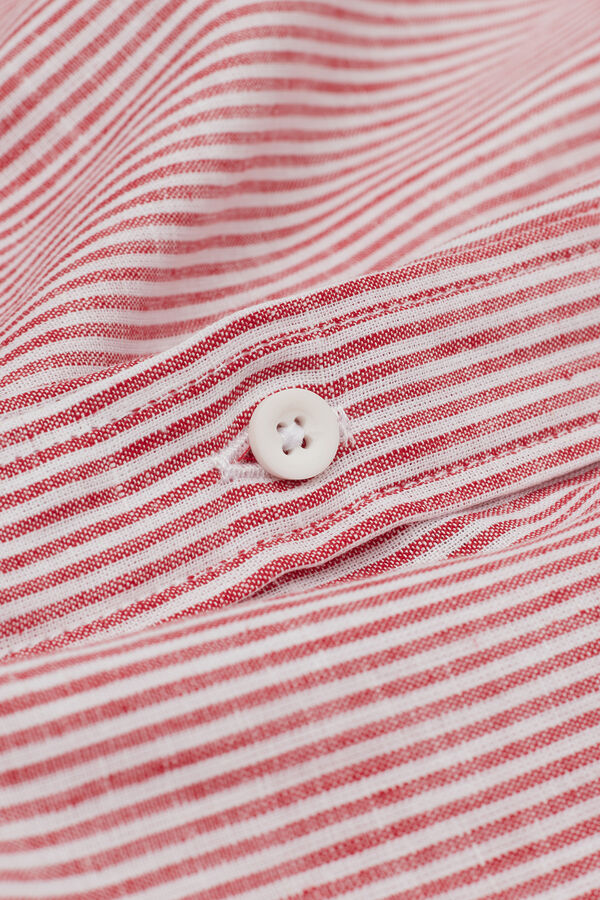 NB3792 NEOBLU Herren Hemd Mandarinkragen Bart Online Günstig Kaufen - Foto 4