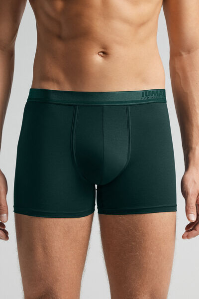 Logolu Premium Merserize Pamuklu Boxer