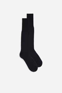 Long Sateen Cotton Lisle Socks