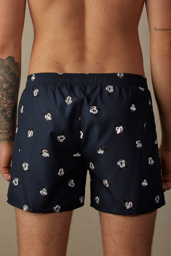 ©Disney All Over Mickey Faces Boxers in Cotton Cloth
