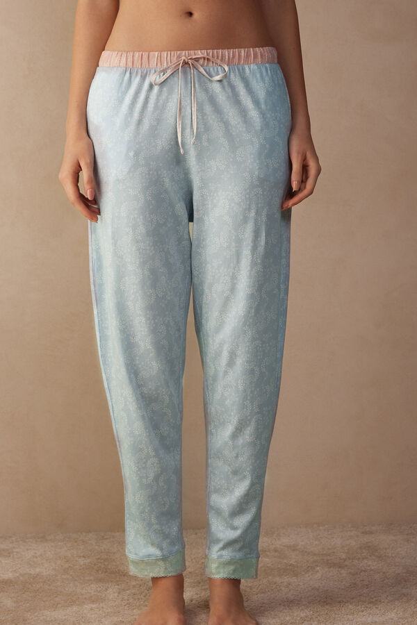 Romantic Cashmere Full Length Cotton Pants