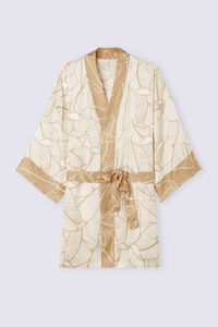 Kimono aus Satin Golden Hour