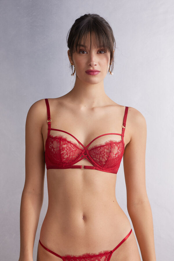 Pour Moi Laced in Gold Demi Padded Bra