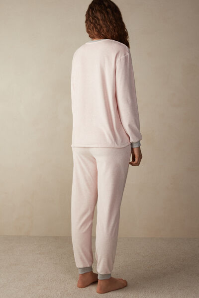 Full-Length Chenille Pyjamas with Seal Patch