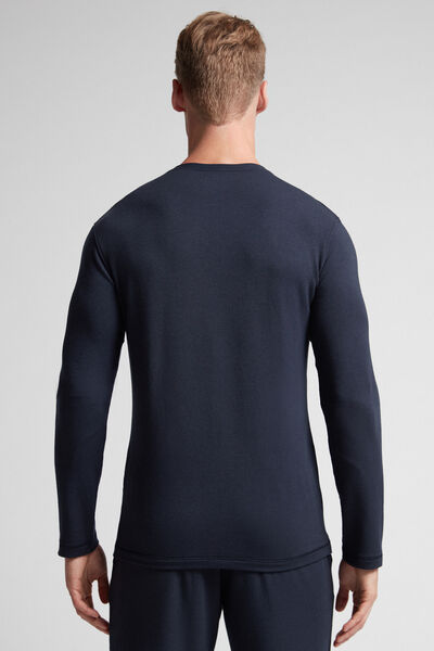 Long-Sleeve Modal-Cashmere Top