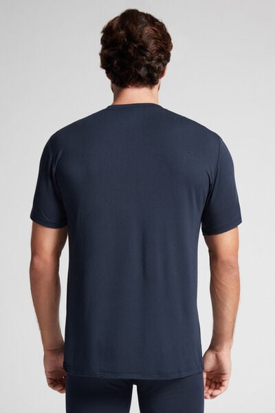 T-shirt en modal et soie