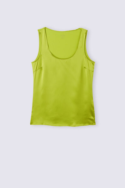 Tanktop aus Seide und Modal