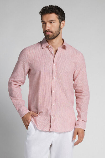 Camicia in Lino e Cotone