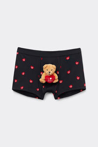 Boxershorts aus Superior-Baumwolle Plüschtier I Love You