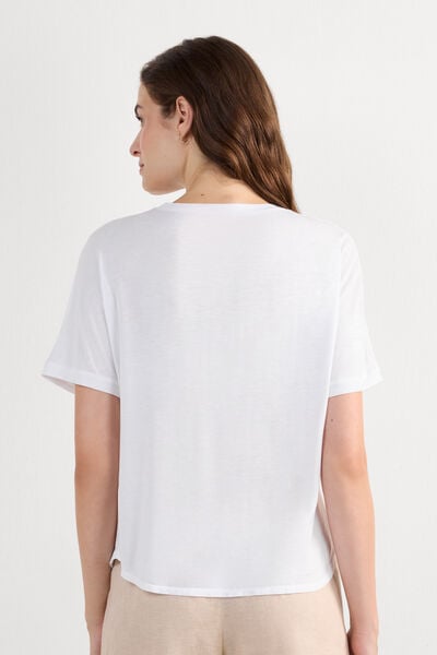 Short-Sleeved Fresh Bamboo Top