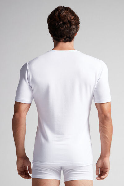 Kurzarm-Shirt aus Kaschmir-Modal
