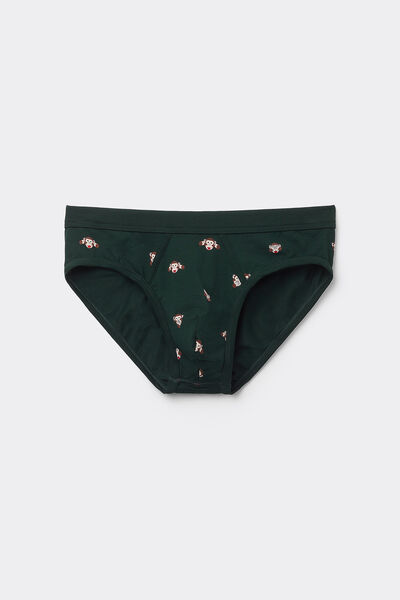 Superior Cotton Briefs with Monkey Print
