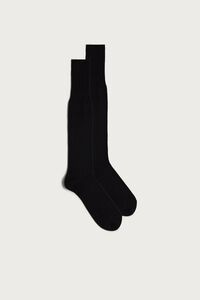 Μακριές Κάλτσες από Βαμβάκι, Μετάξι και Cashmere