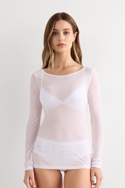 Ultranatural with Cashmere Long-Sleeved Cashmere Top