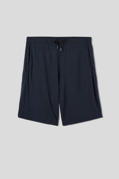 Modal and Silk Piqué Shorts