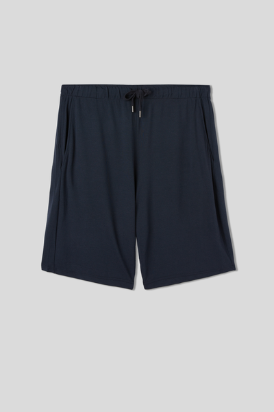 Silk and Modal Piqué Shorts