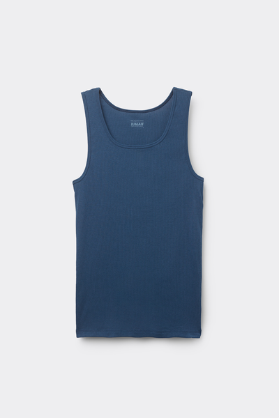 Ribbed Superior Cotton Vest Top