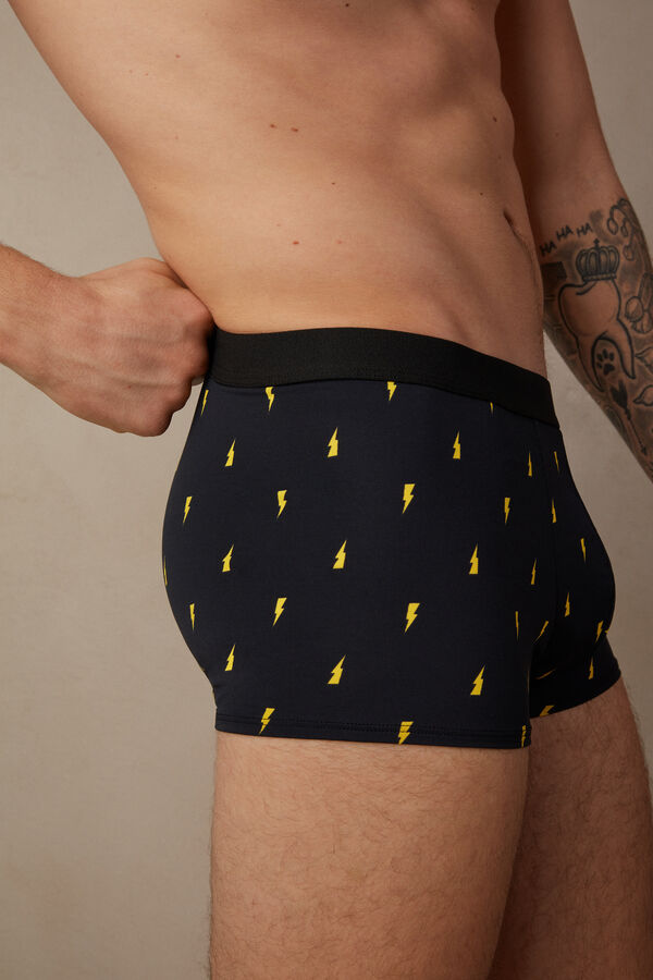 Microfibre Lightning Bolt Boxers