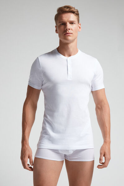 Superior Cotton Henley T-Shirt