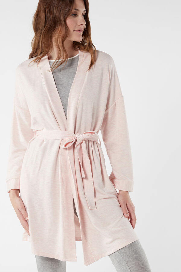 Modal and Cashmere Fleece Dressing Gown