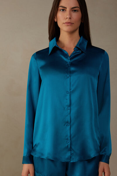 Long Sleeve Silk Shirt
