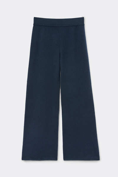 カシミヤ100% ロング パラッツォパンツ
