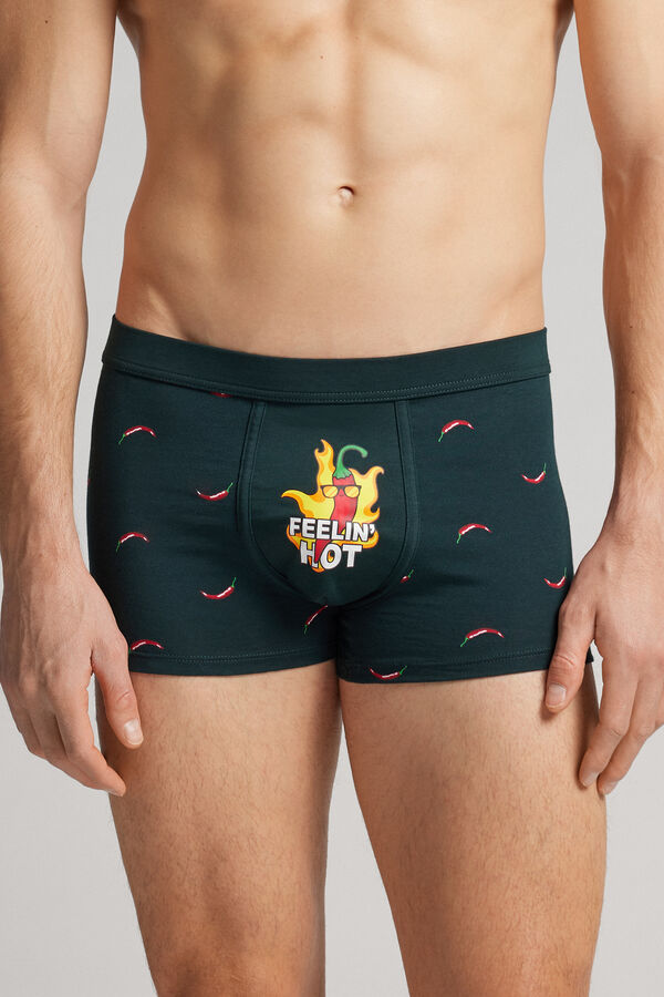 Boxer piments en coton Supima® élasticisé